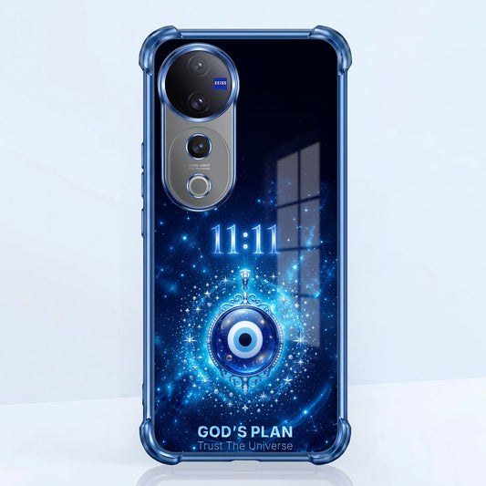 Vivo V40 Pro 5G Premium God’s Plan Evil Eye Airbags Printed Back Case