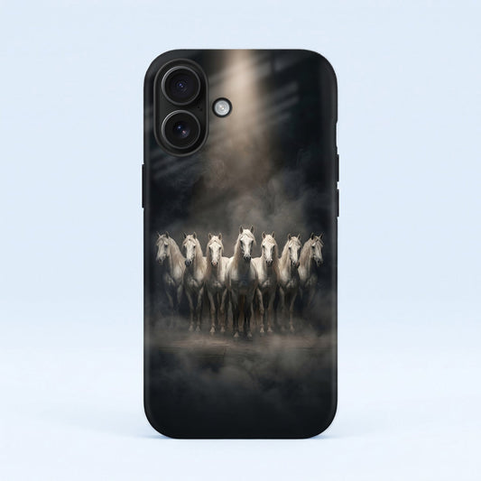 iPhone 16 5G Running Horses Protective Cases