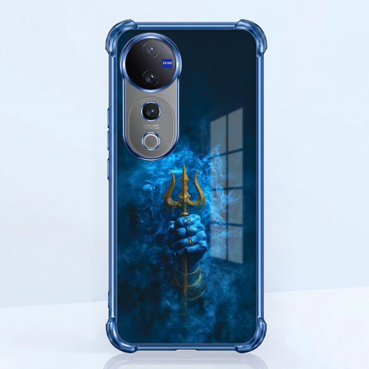 Vivo V40 Pro 5G Premium Shiv Trishul Airbags Printed Back Case