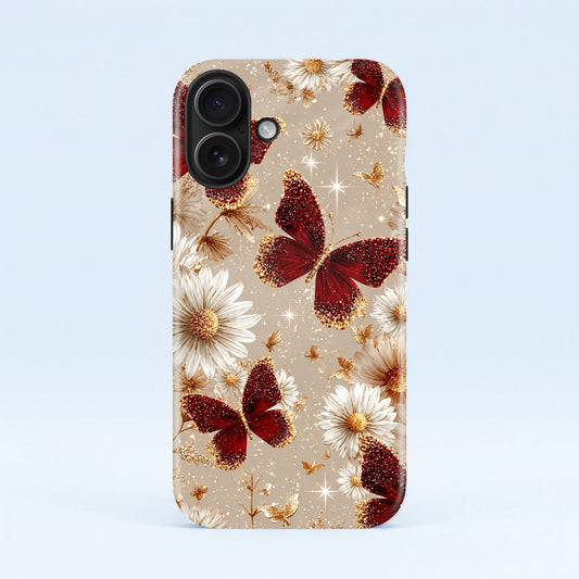 iPhone 16 5G Butterfly Floral Protective Case