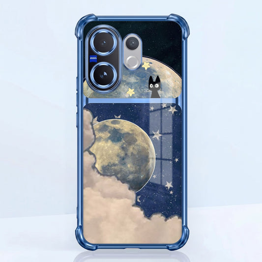 Vivo V60 5G Moonlight Galaxy Dual-Tone Transparent Airbags Case