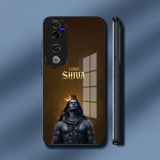 Vivo V40 Pro Lord Shiva Acrylic Glass Back Case