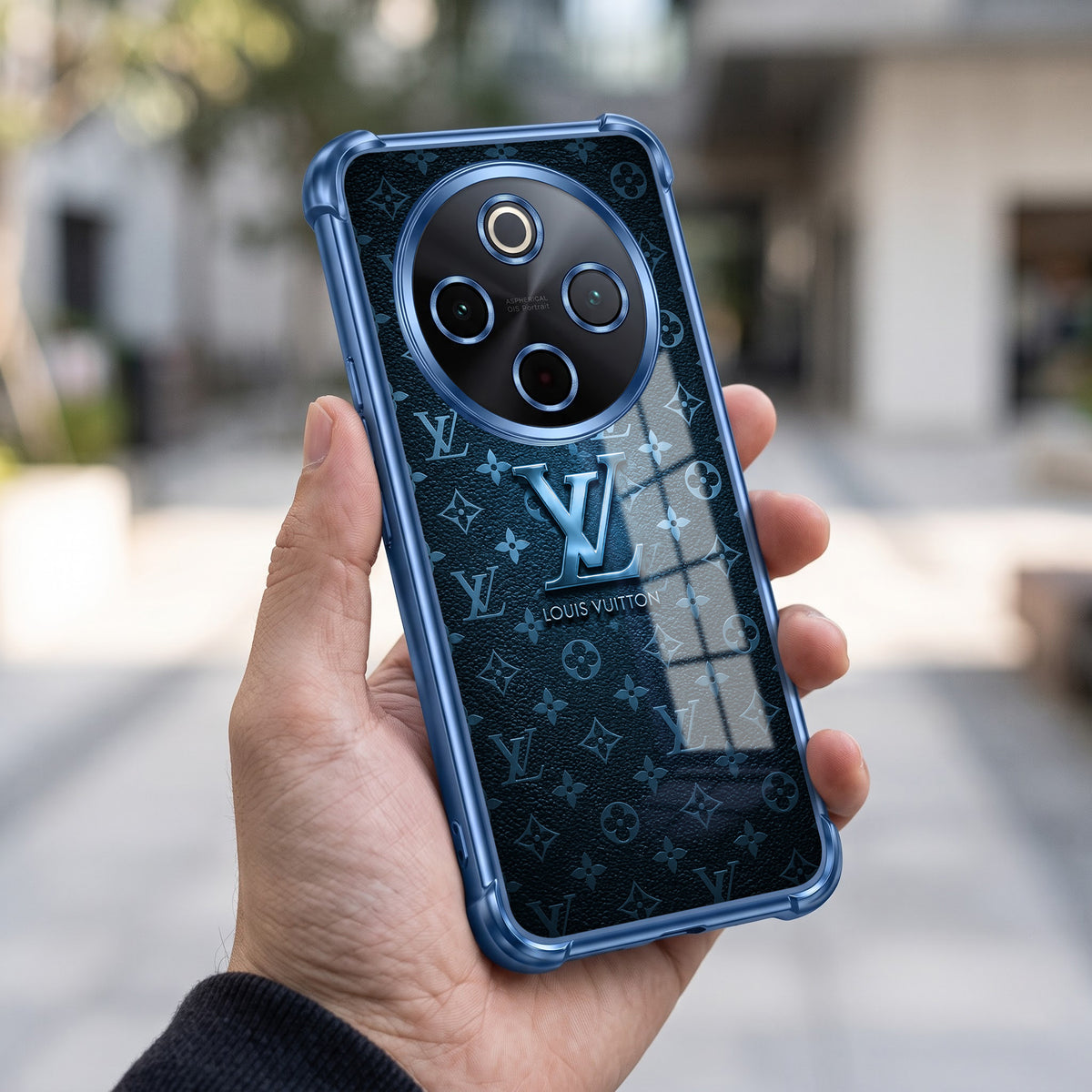 Vivo T4 5G LV Monogram Airbags Printed Back Case
