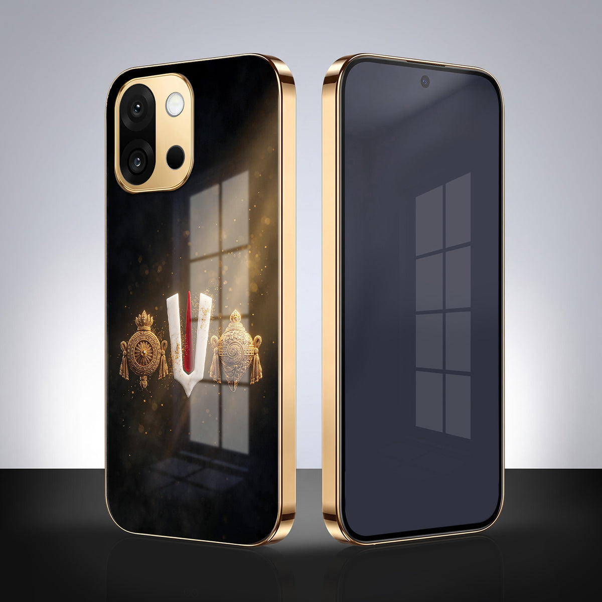 OnePlus 13s 5G Royal Heritage Edition Gold Electroplated Glass Phone Back Case