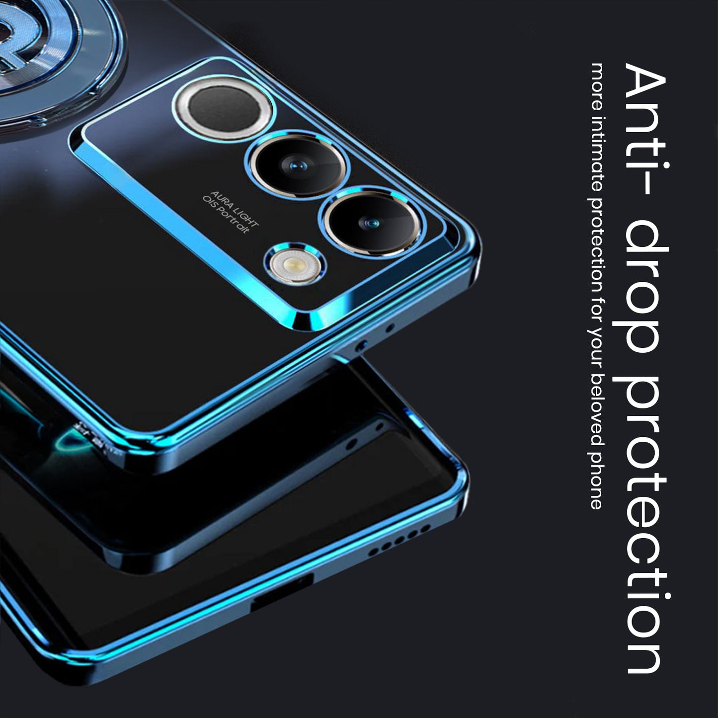 Vivo Y200 5G Electroplating Dollar Case