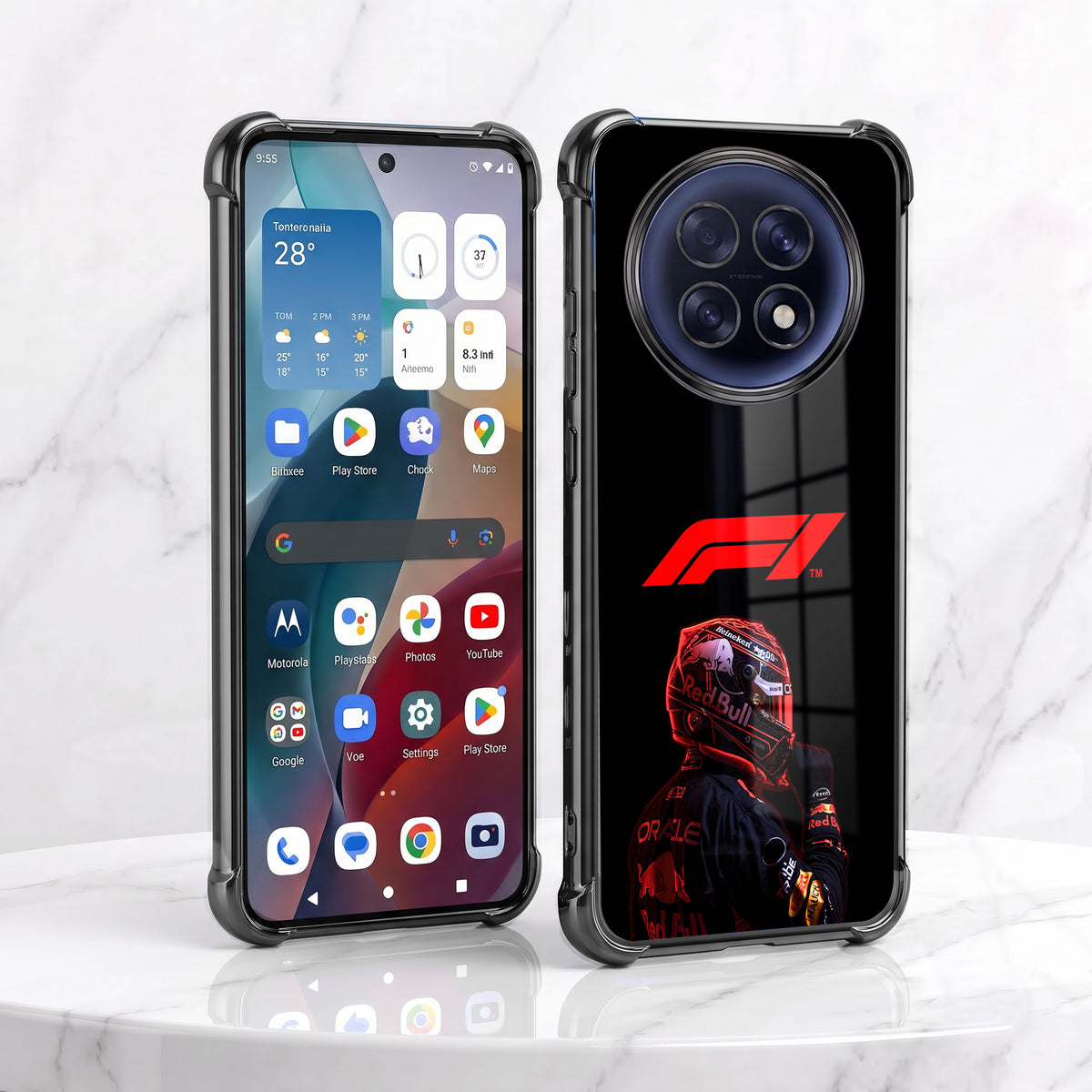 Oppo F31 Pro+ 5G F1 Rider Airbags Printed Back Case