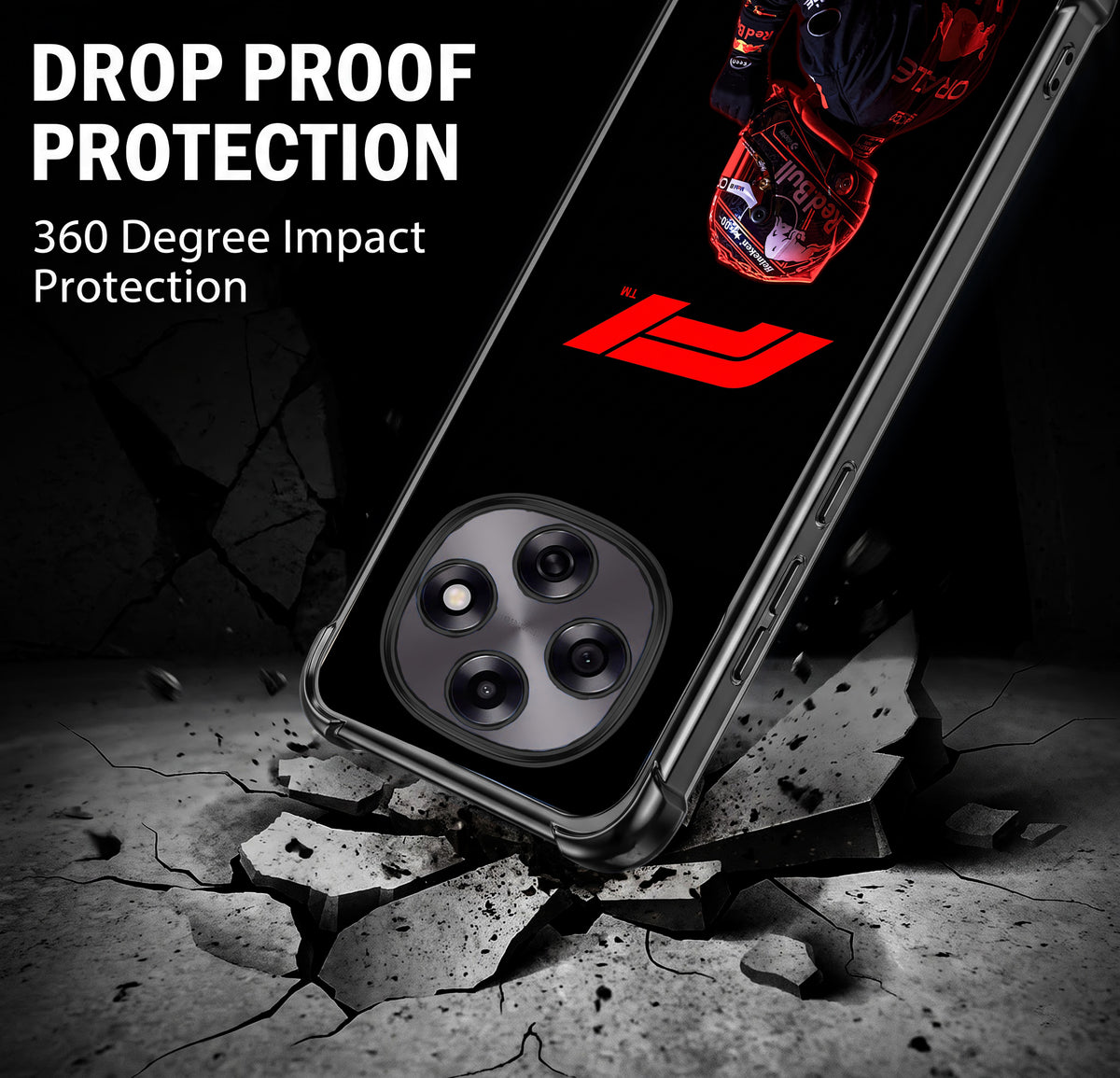 Oppo F31 Pro 5G F1 Rider Airbags Printed Back Case