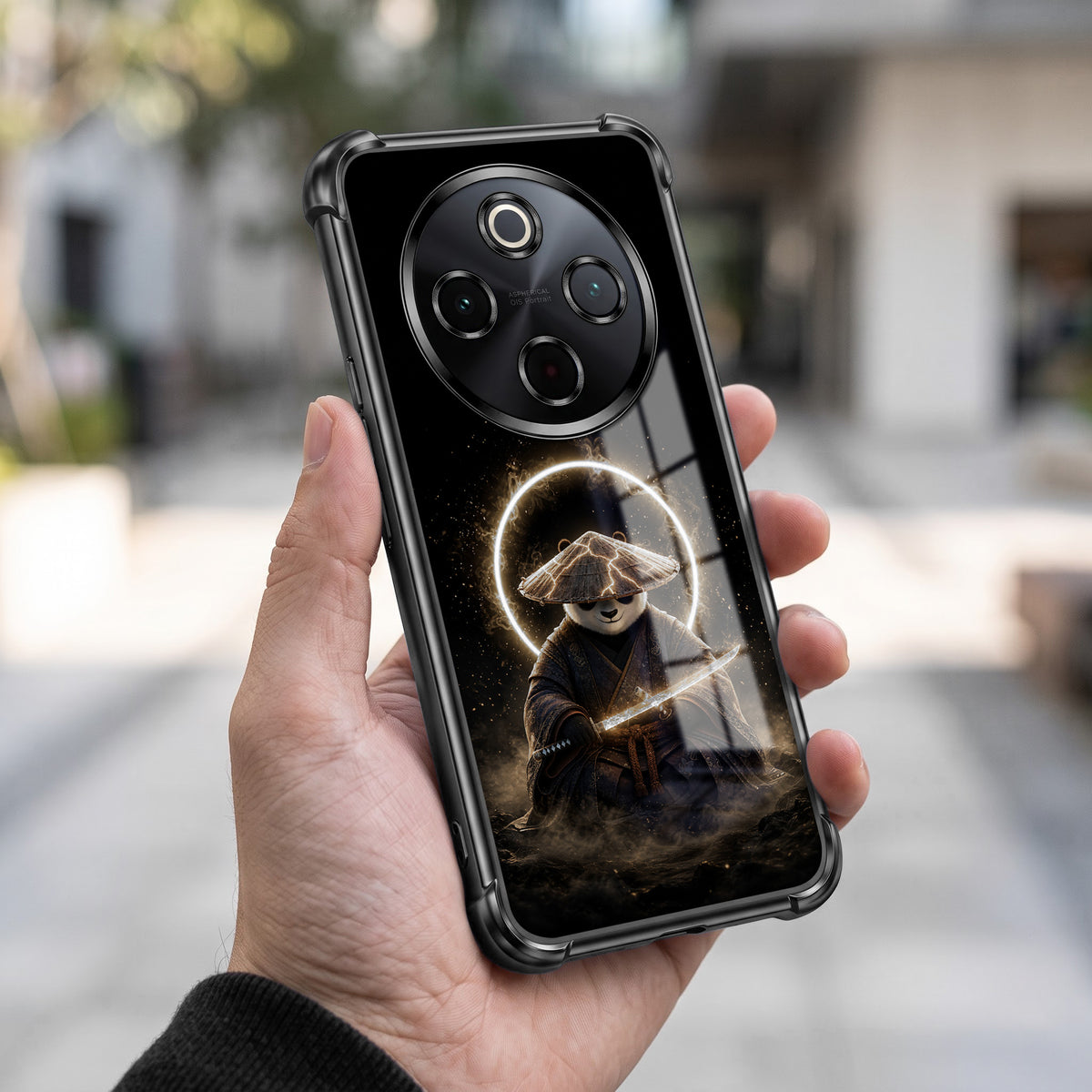 Vivo T4 5G Warrior Panda Airbags Printed Back Case