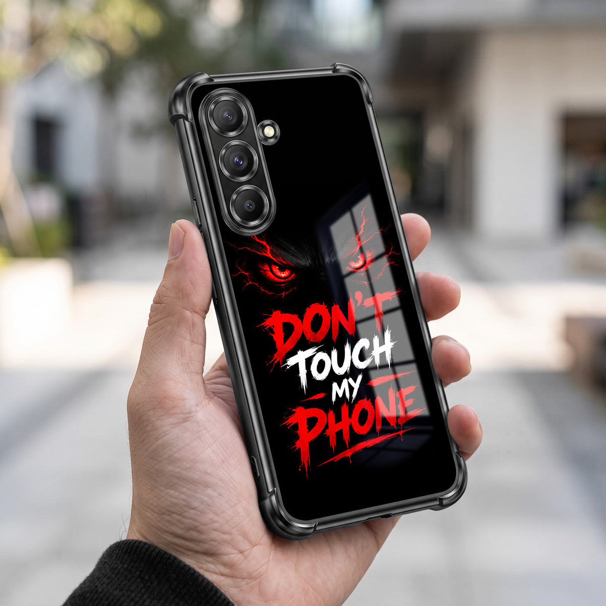 Samsung Galaxy A36 5G Don't Touch My Phone Airbags Printed Back Case