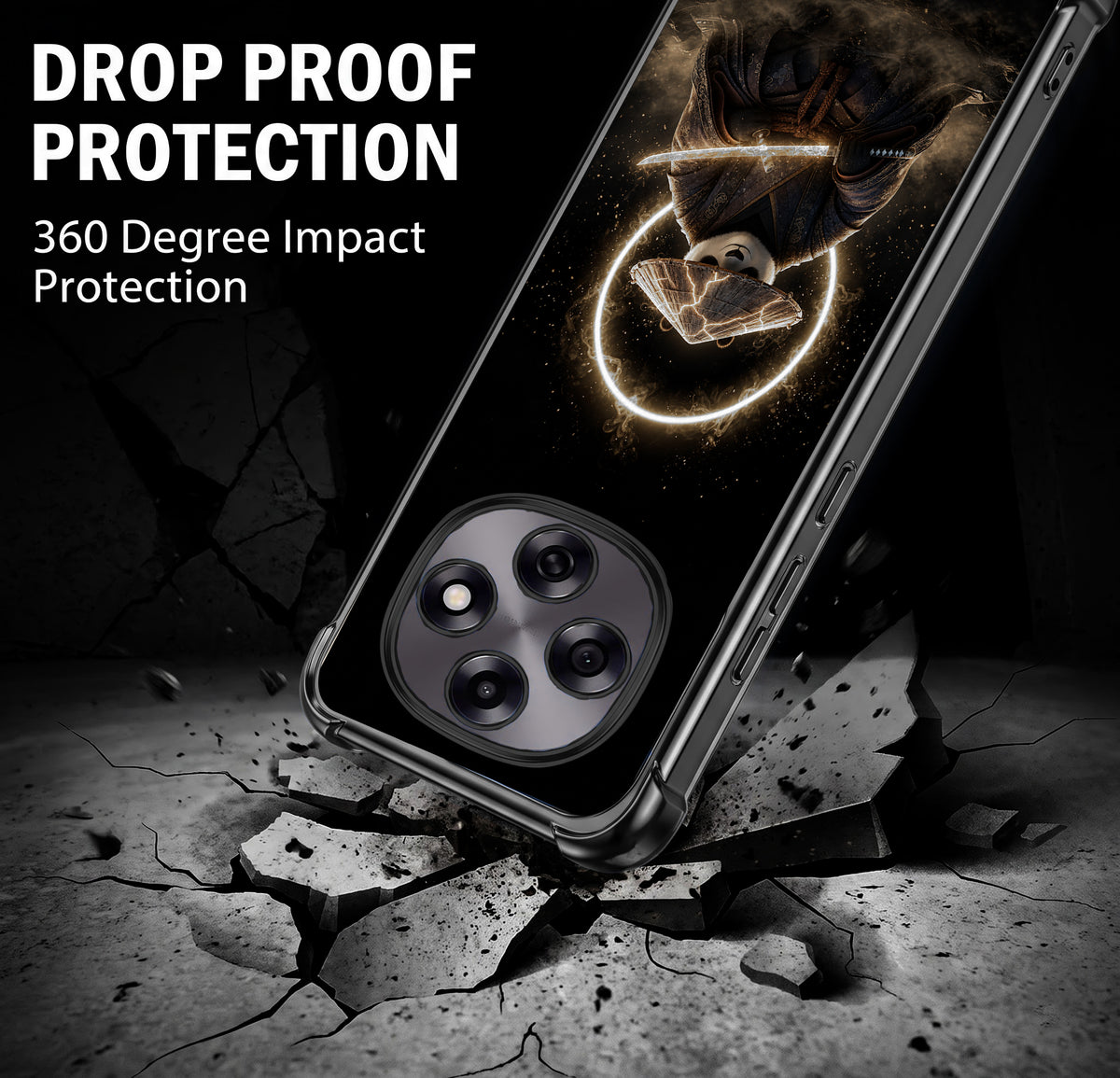 Oppo F31 Pro 5G Warrior Panda Airbags Printed Back Case
