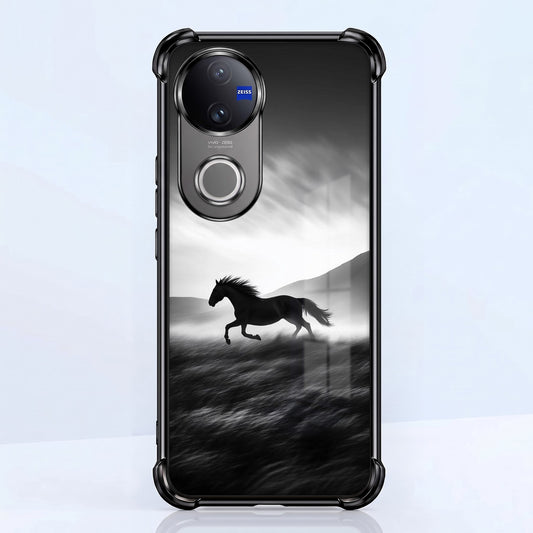 Vivo V50 5G Running Horse Printed Back Case