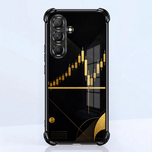 Samsung Galaxy A56 5G Trading Candles Black Airbags Printed Back Case