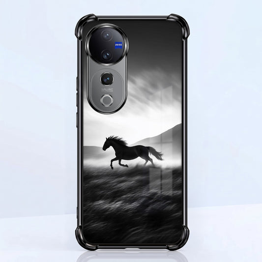 Vivo V40 Pro 5G Running Horse Printed Back Case