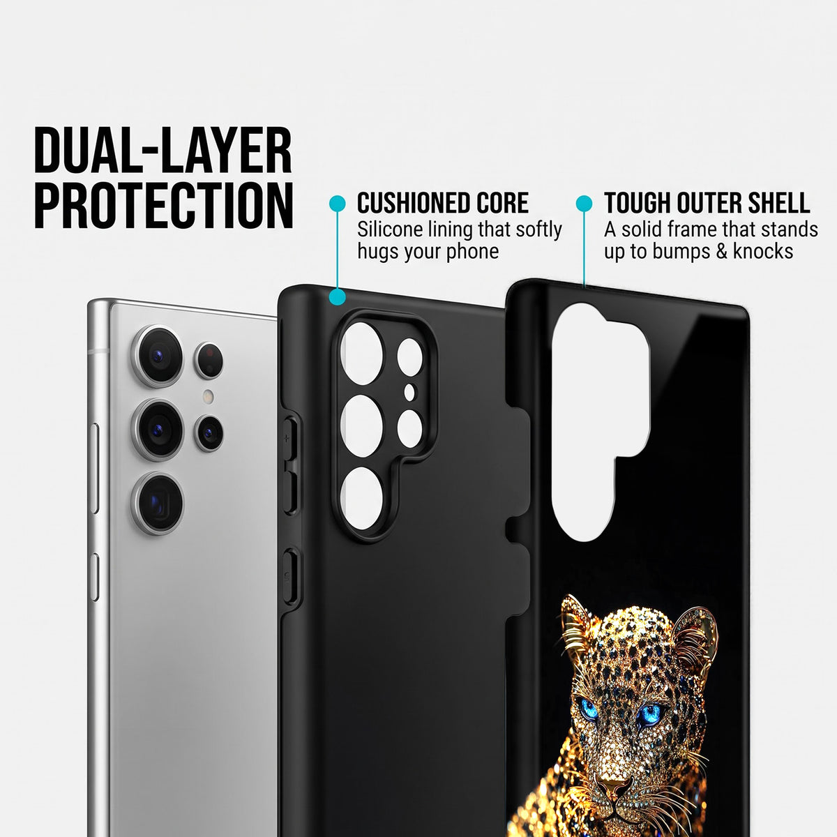 Samsung Galaxy S24 Ultra 5G Panther Protective Cases