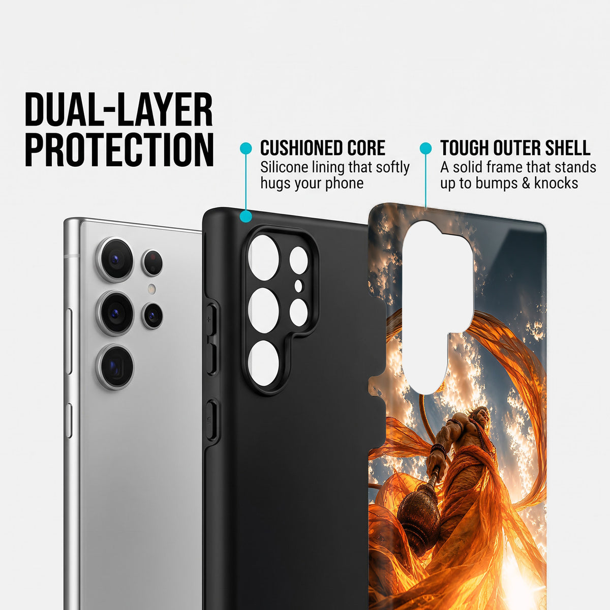 Samsung Galaxy S24 Ultra 5G Divine Hanuman Protective Case