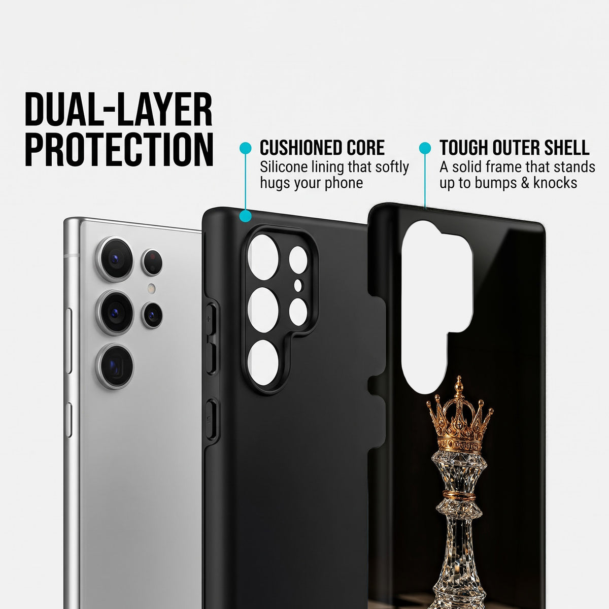 Samsung Galaxy S25 Ultra 5G Royal Chess King Proective Case