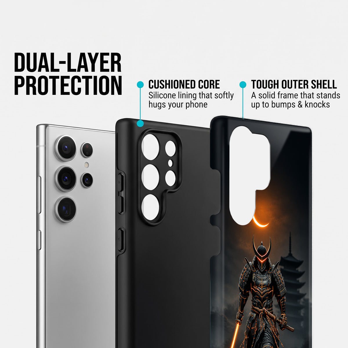 Samsung Galaxy S24 Ultra 5G Samurai Warrior Protective Case