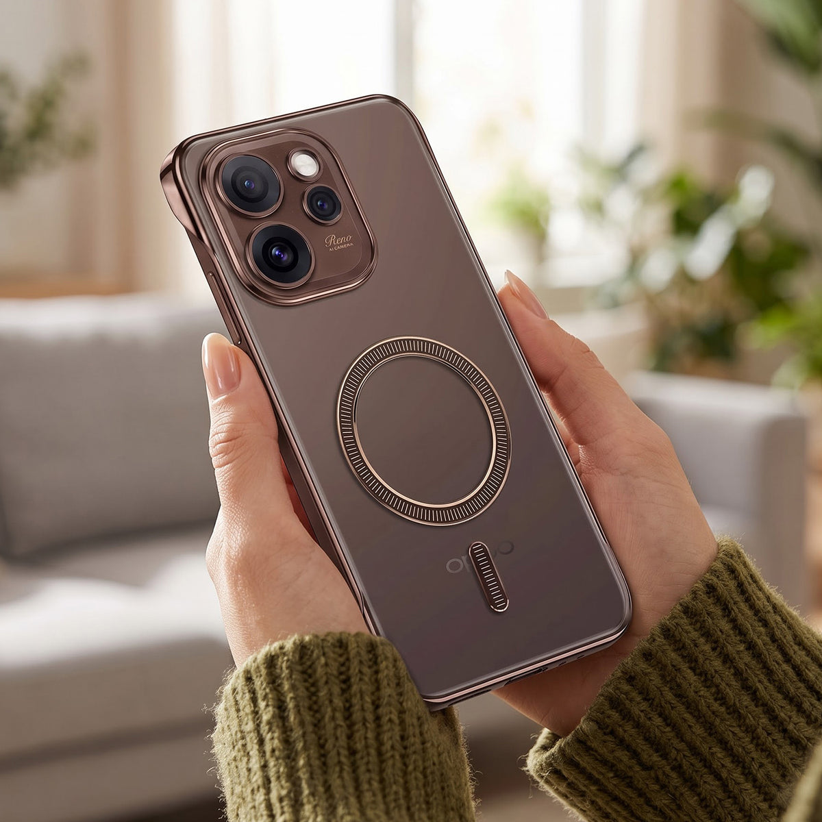 Oppo Reno 15 Pro 5G Frameless MagSafe Shockproof Case