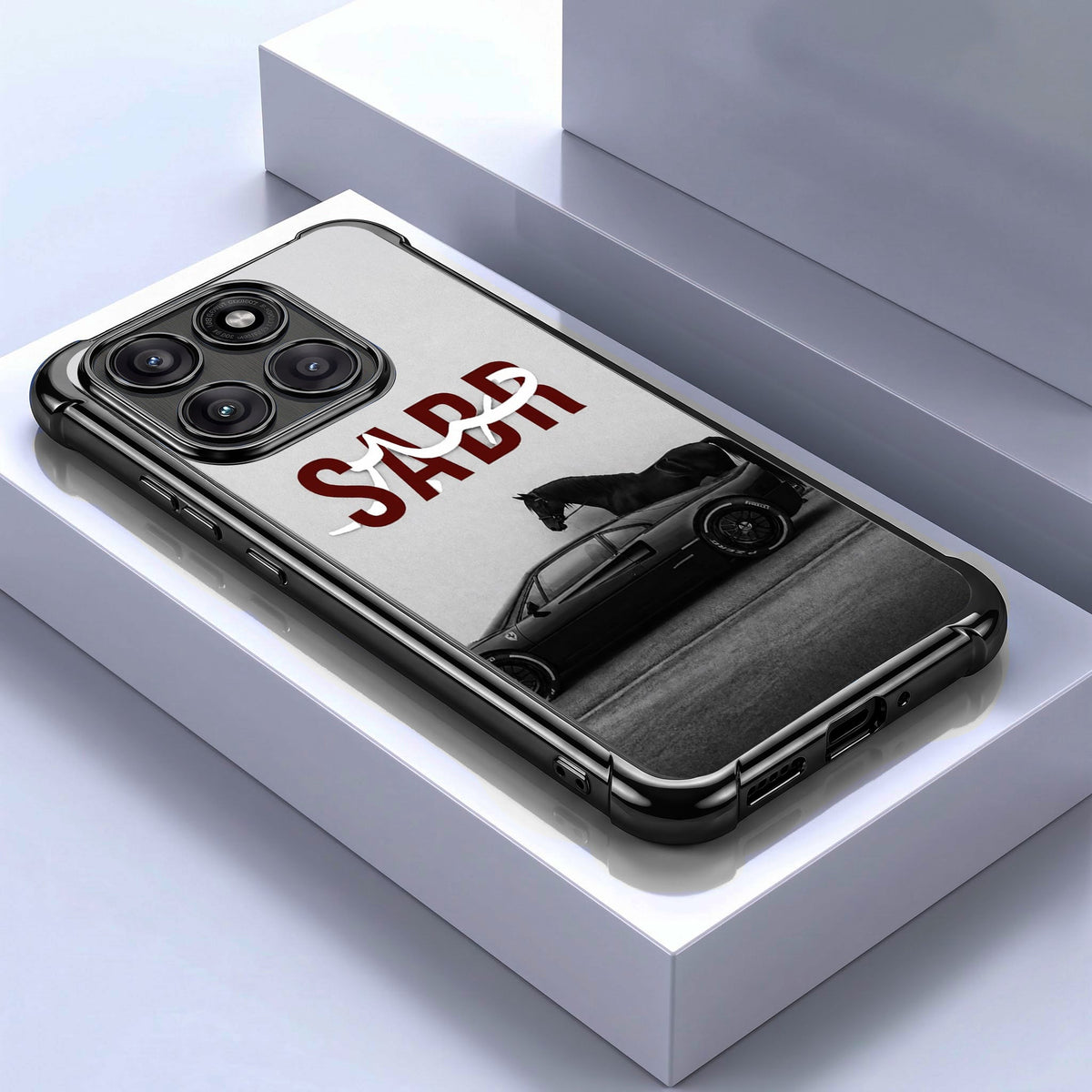 Motorola Edge 60 Pro 5G Royal Stallion Airbags Printed Back Case