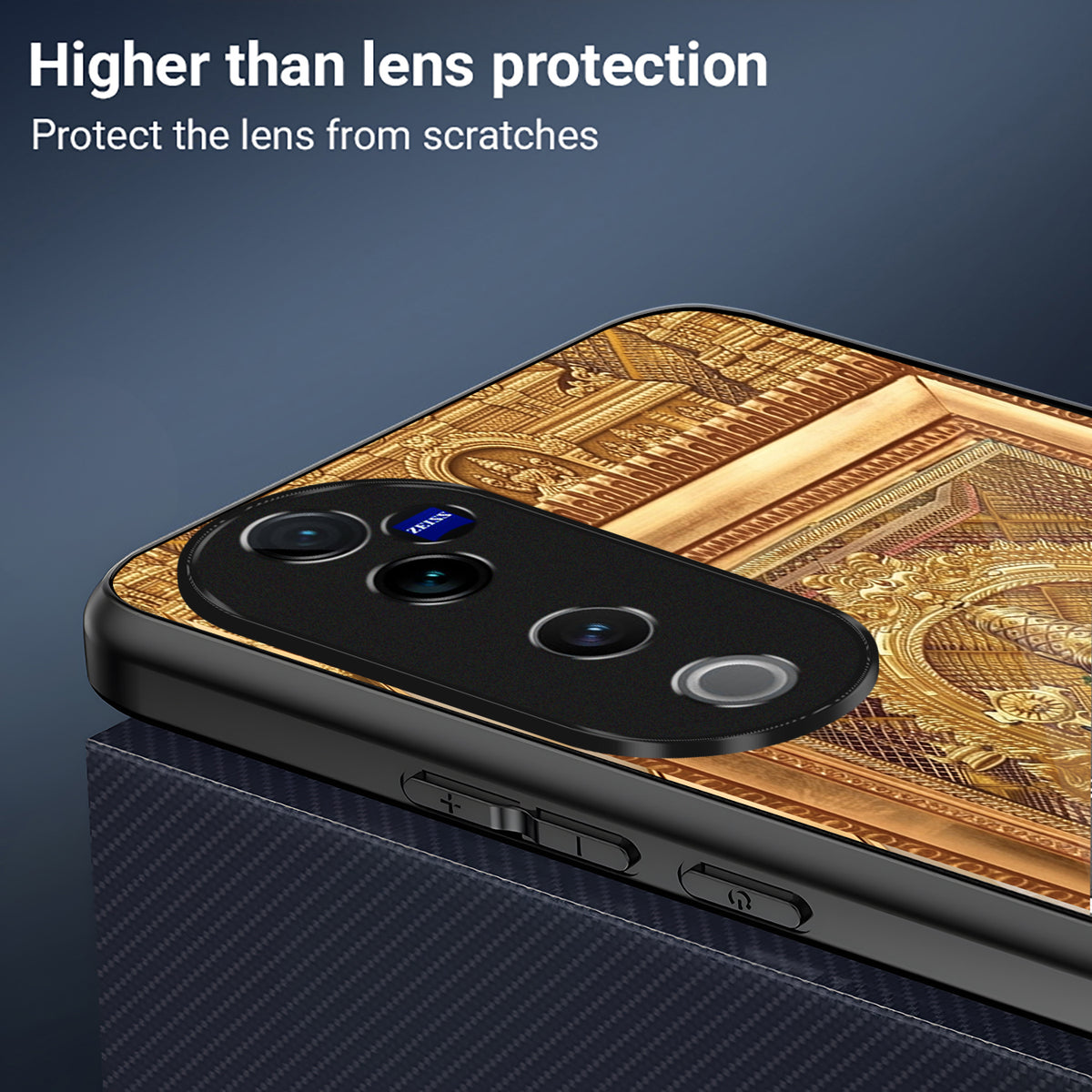 Vivo V40 Pro 5G Premium Heritage Acrylic Glass Back Case