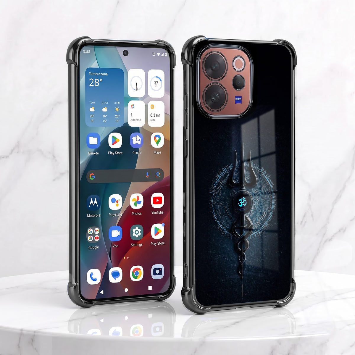Vivo V70 5G Shiva Aura Airbags Printed Back Case