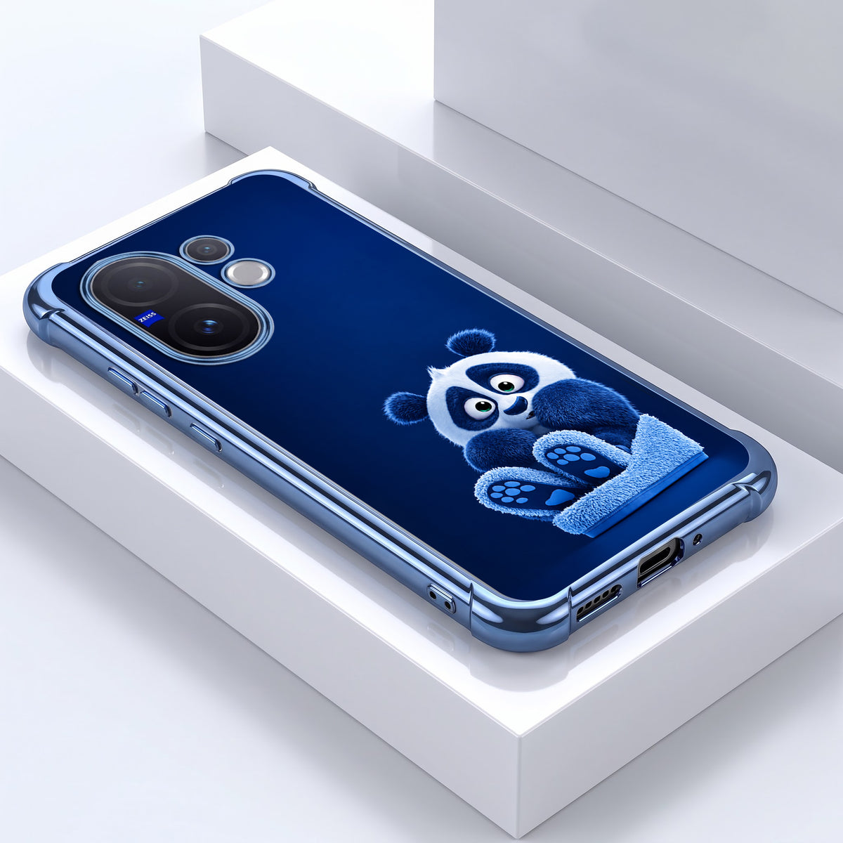 Vivo V60 5G Cute Panda Airbags Printed Back Case