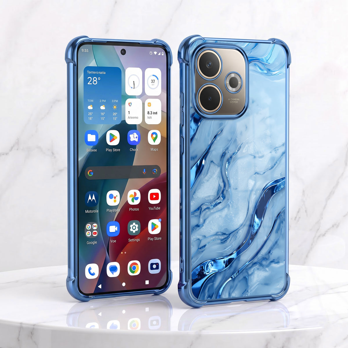 Oppo A5 Pro 5G Marvel Texture Airbags Printed Back Case