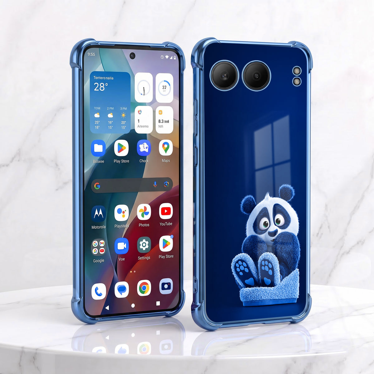 One Plus Nord 4 5G Cute Panda Airbags Printed Back Case