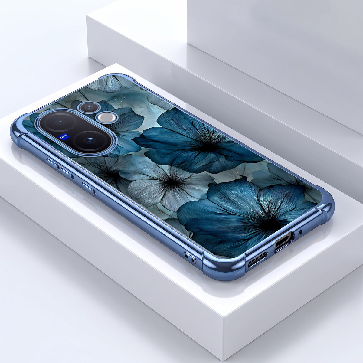 Vivo V60 5G Anemone Floral Airbags Printed Back Case
