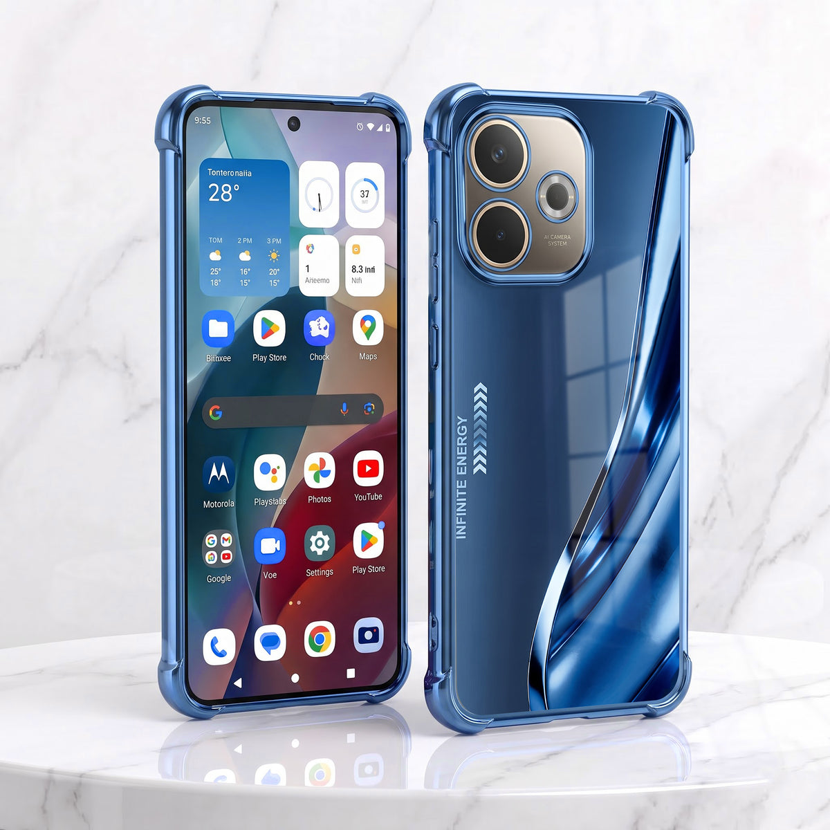 Oppo A5 Pro 5G Premium Infinity Energy Airbags Printed Back Case