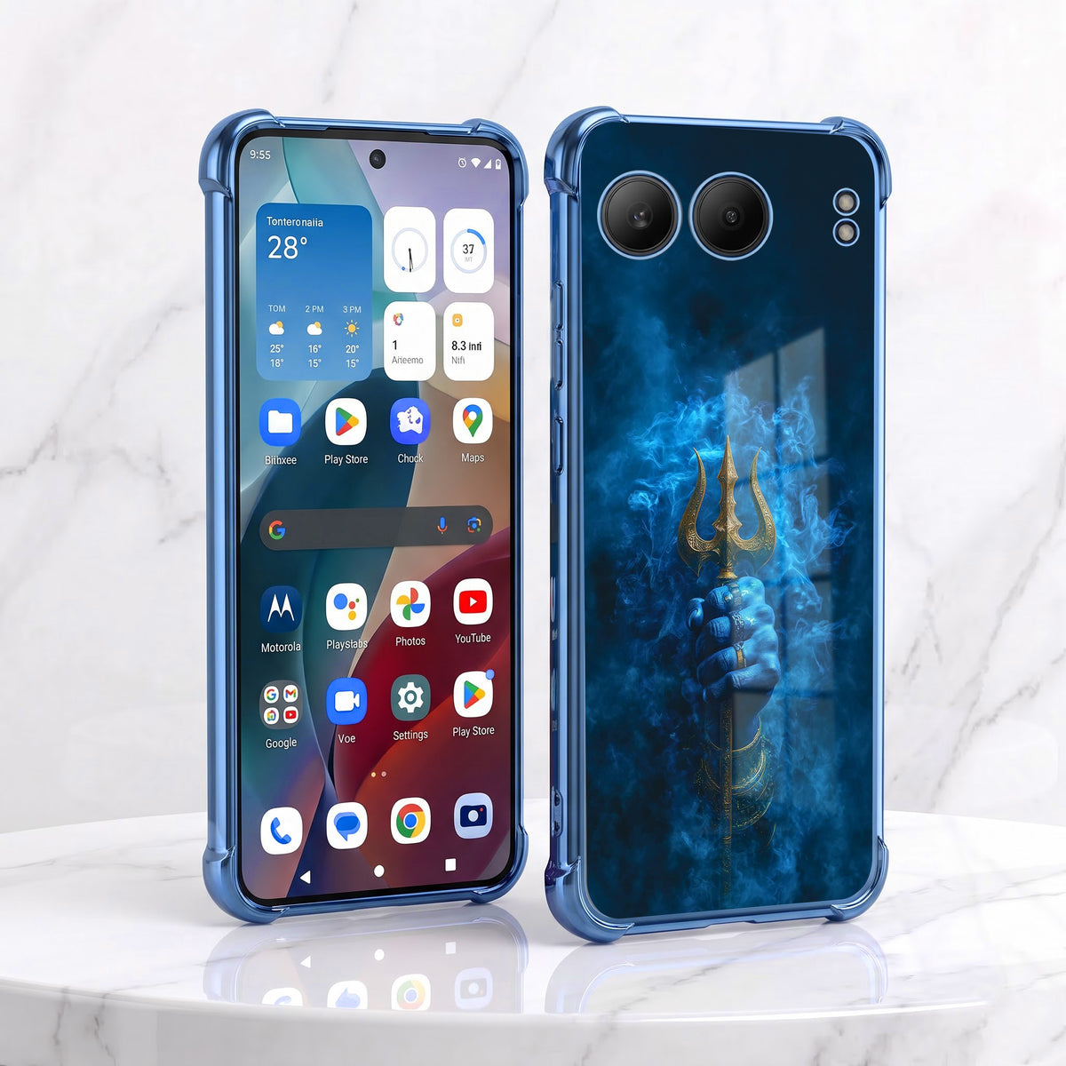 One Plus Nord 4 5G Premium Shiv Trishul Airbags Printed Back Case