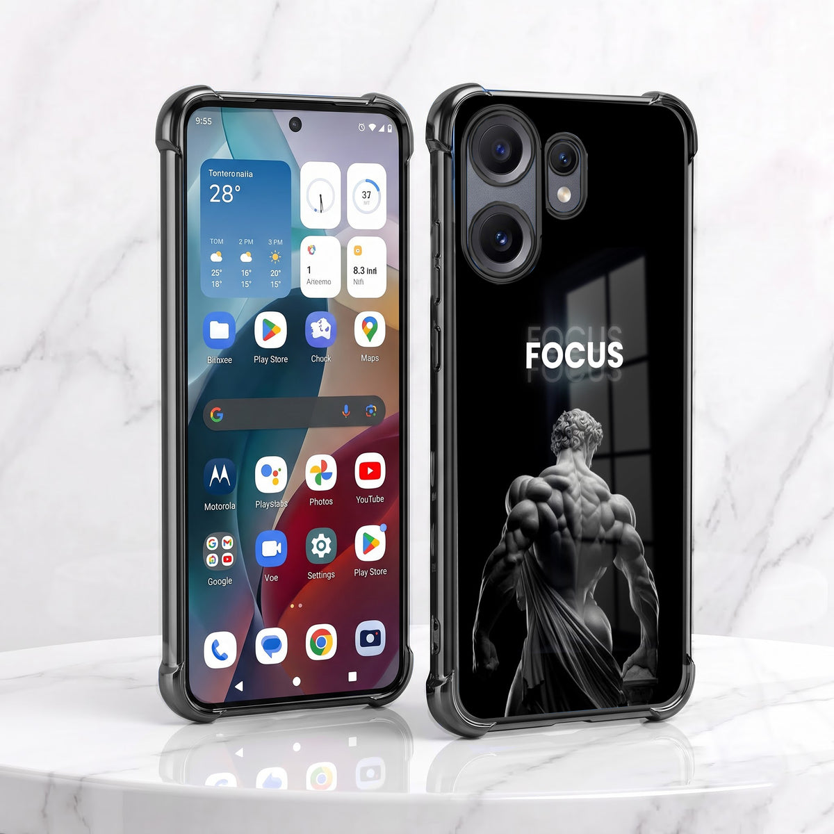Nothing Phone 2 Pro 5G Focus Airbags Printed Back Case