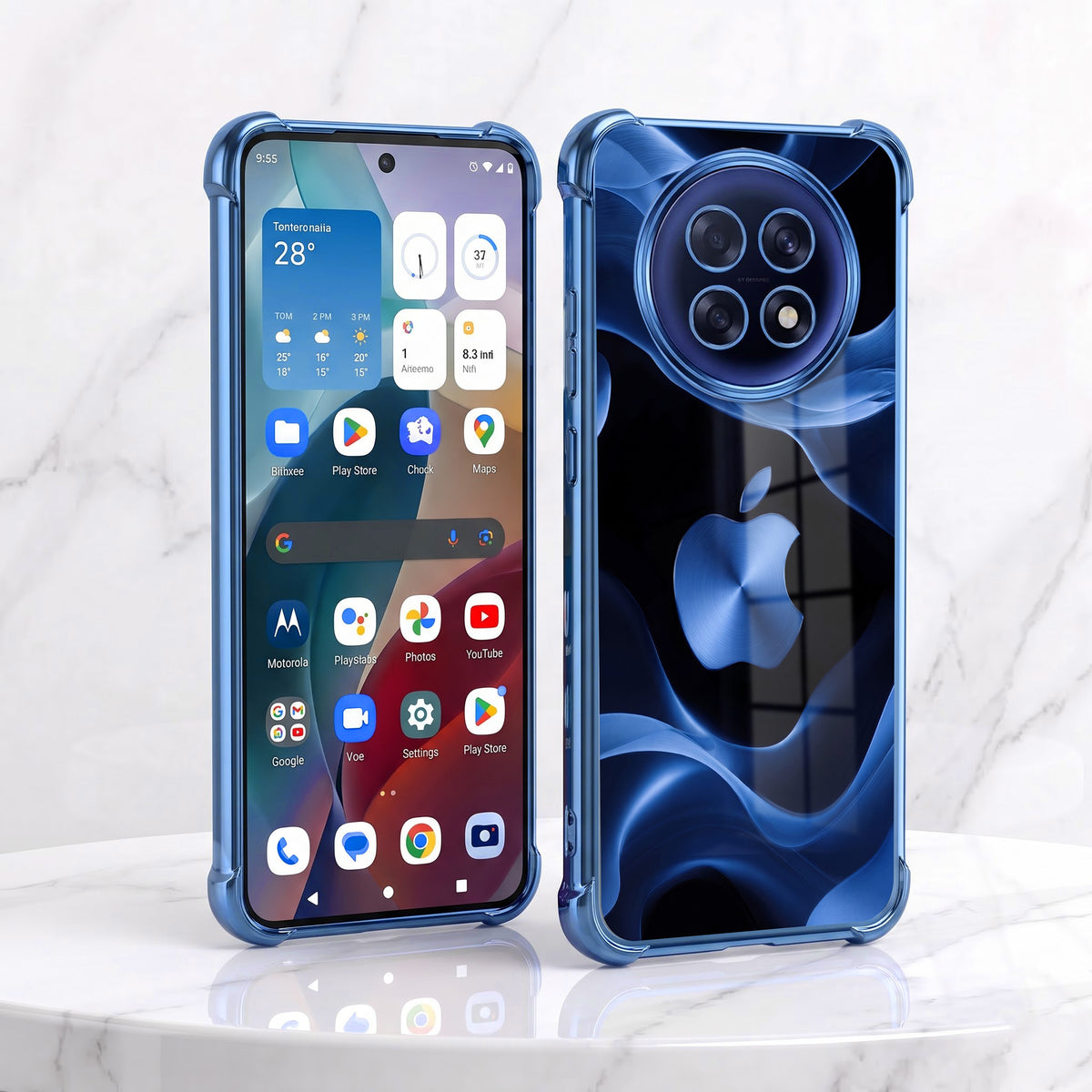 Oppo F31 Pro+ 5G Premium Wave Airbags Printed Back Case