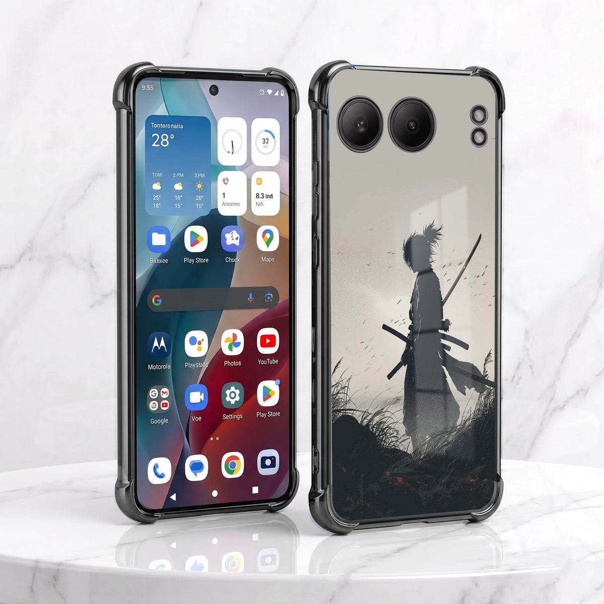One Plus Nord 4 5G Shadow Samurai Airbags Printed Back Case