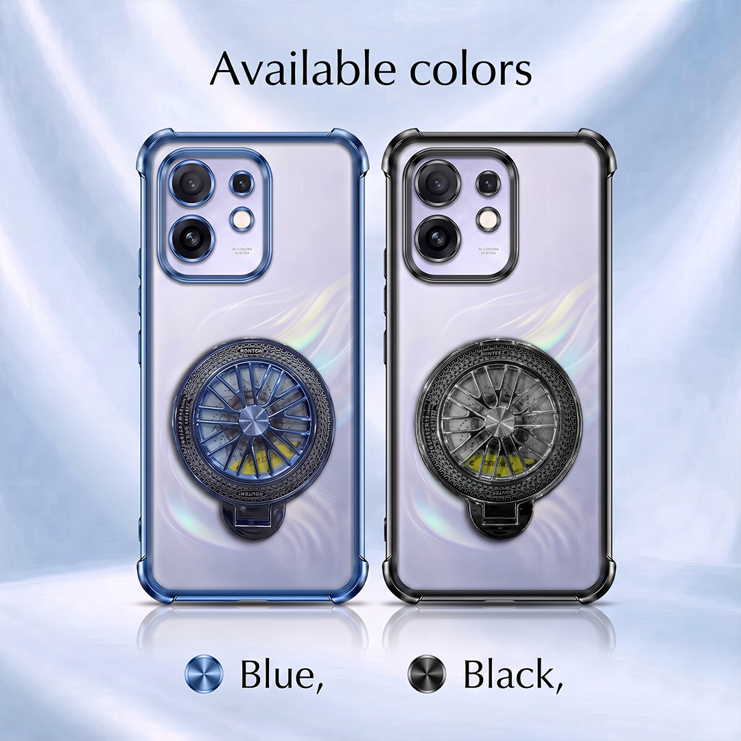 Oppo Reno 16 5G Premium Stress Buster Wheel Rotating Shockproof Airbags Case