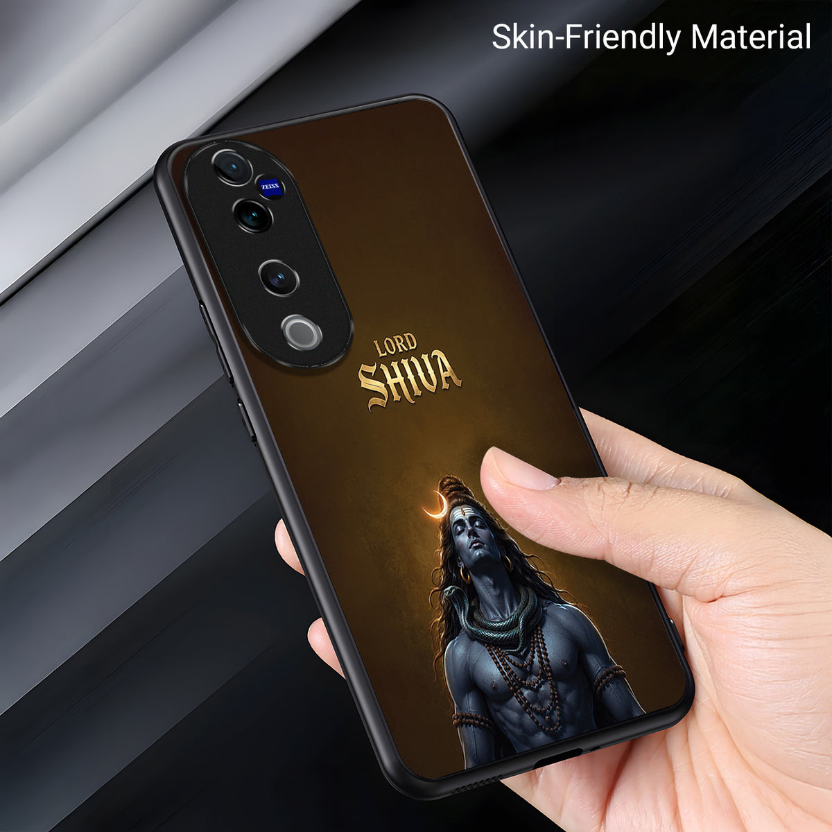 Vivo V40 Pro Lord Shiva Acrylic Glass Back Case