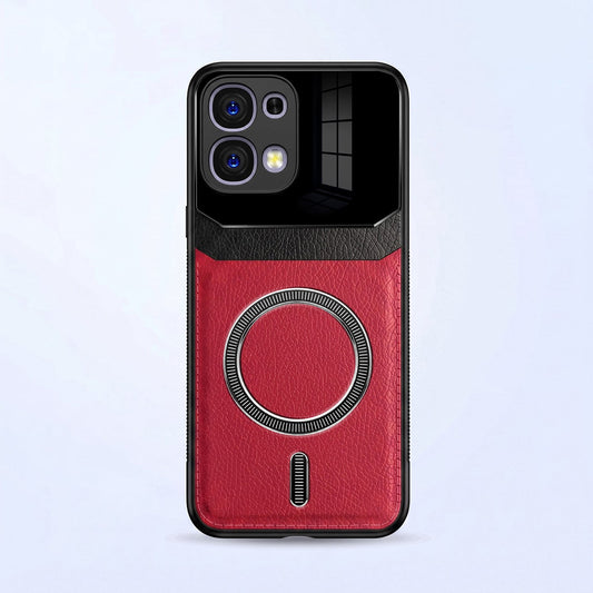 Oppo F31 5G Premium Magsafe Magnetic Leather Lens Protective Case
