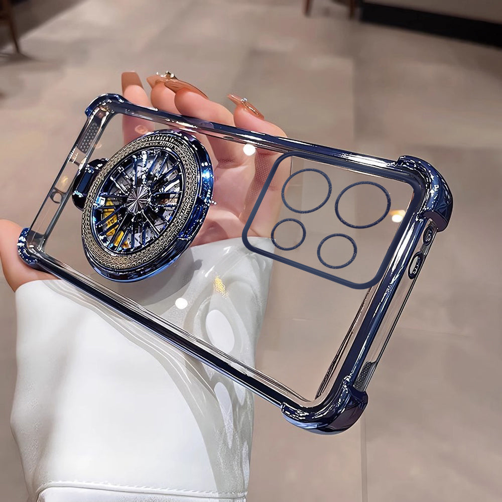 Motorola Edge 50 Neo 5G Premium Stress Buster Wheel Rotating Shockproof Airbags Case