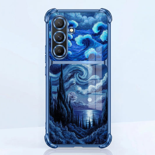 Samsung Galaxy A56 5G Midnight Ocean Dual-Tone Transparent Airbags Case