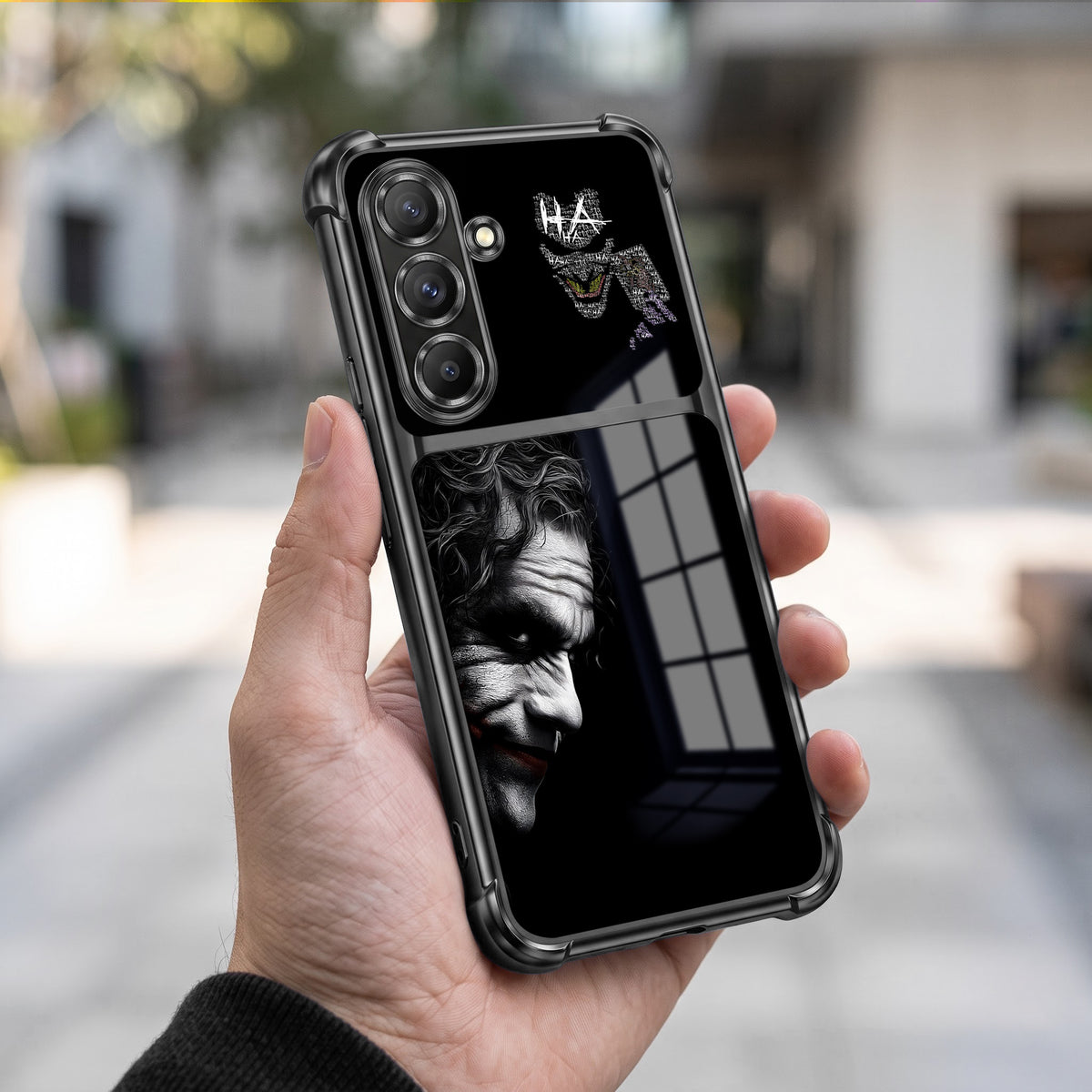 Samsung Galaxy A36 5G Joker Smile Dual-Tone Transparent Airbags Case