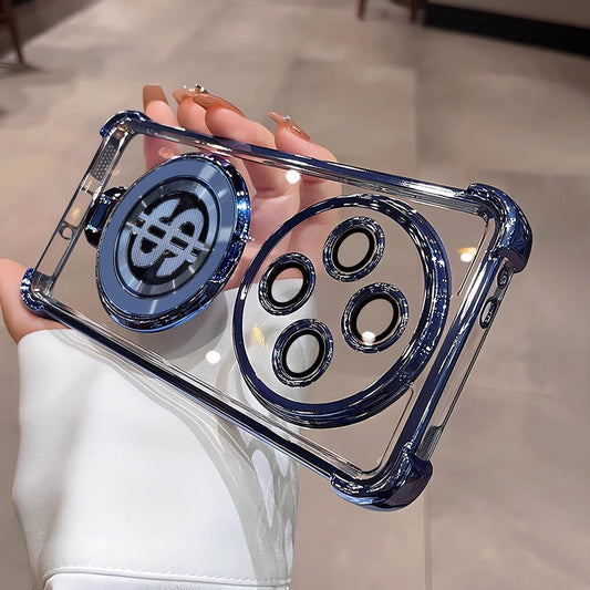 Oppo F27 Pro 5G Four Corner Airbags 100% Original Astro Money Magnet Rotating Dollar Case