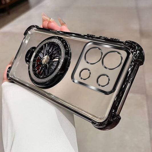 Oppo Reno 13 5G Premium Stress Buster Wheel Rotating Shockproof Airbags Case