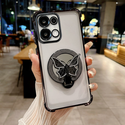 Oppo Reno 13 5G Premium Butterfly Stand Airbags Case