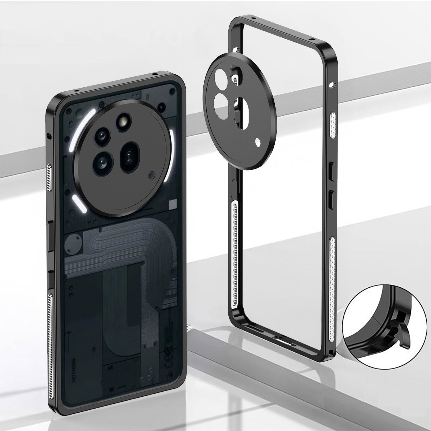 Nothing Phone 3a Pro 5G Aluminium Metal Frame Case With Metal Camera L – QWERTY CASES Nothing Phone 3a Pro 5G Aluminium Metal Frame Case With Metal Camera L – QWERTY CASES
