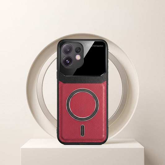 Oppo Reno 16 5G Premium Magsafe Magnetic Leather Lens Protective Case