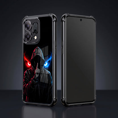 Oppo Reno 14 5G Hooded Shadow Demon Airbags Printed Back Case