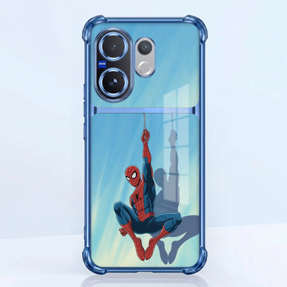 Vivo V60 5G Spiderman Dual-Tone Transparent Airbags Case