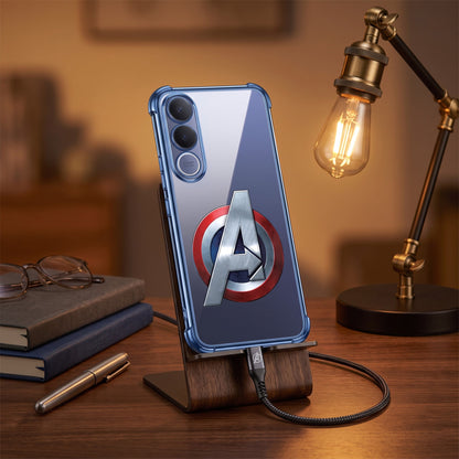 Vivo V70 FE 5G Premium 3D Spot UV Avengers Sticker Shockproof Airbags Case