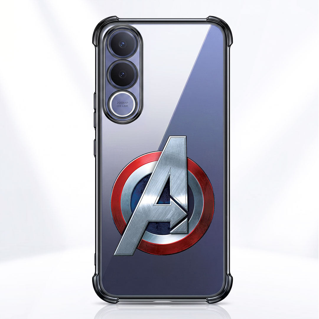 Vivo V70 FE 5G Premium 3D Spot UV Avengers Sticker Shockproof Airbags Case