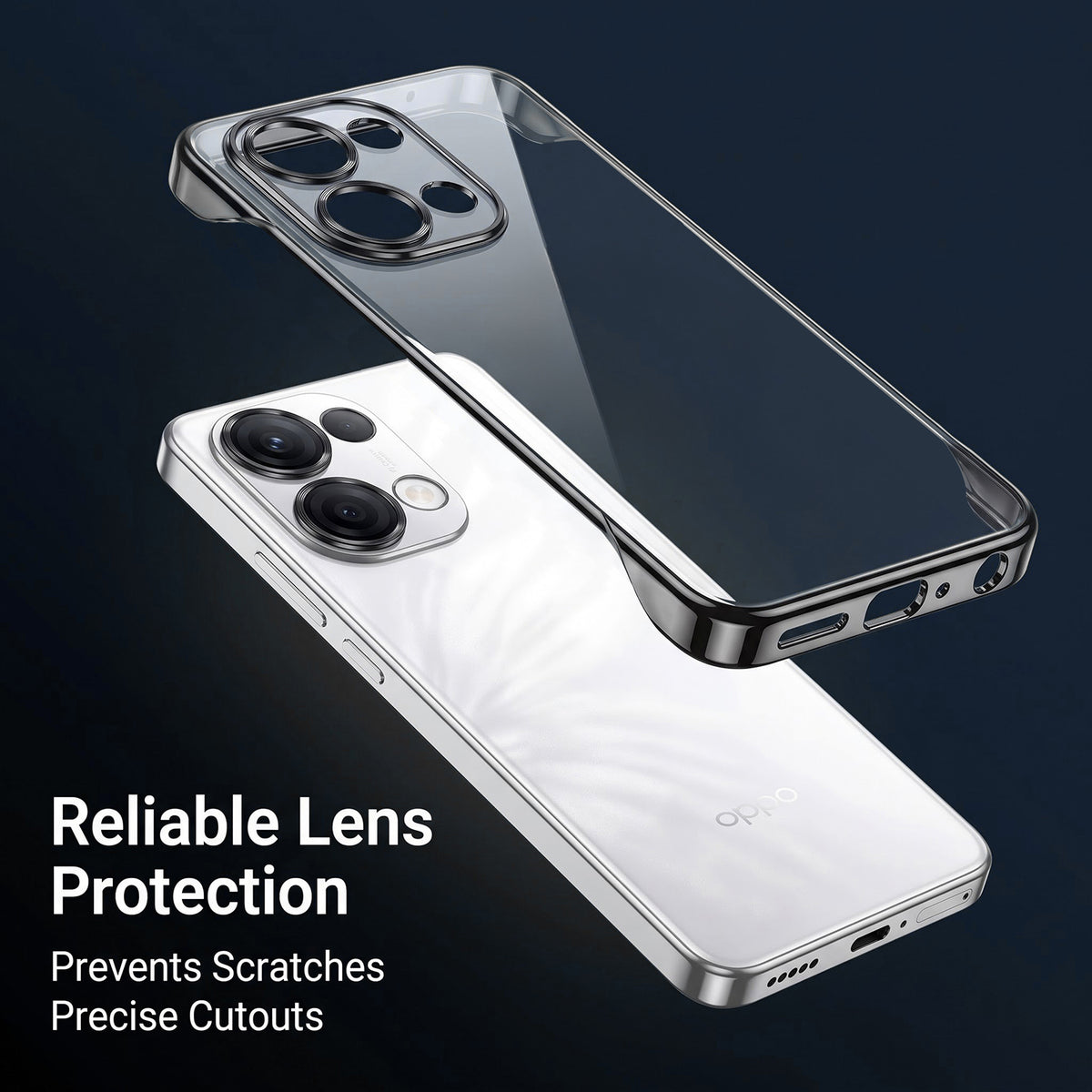 Oppo Reno 13 5G (100% Original) Ultra-Thin Frameless Lightweight Case